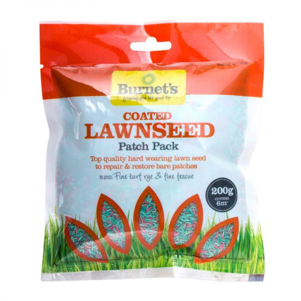 Burnet's Patch Pack Coated Grass Seed
